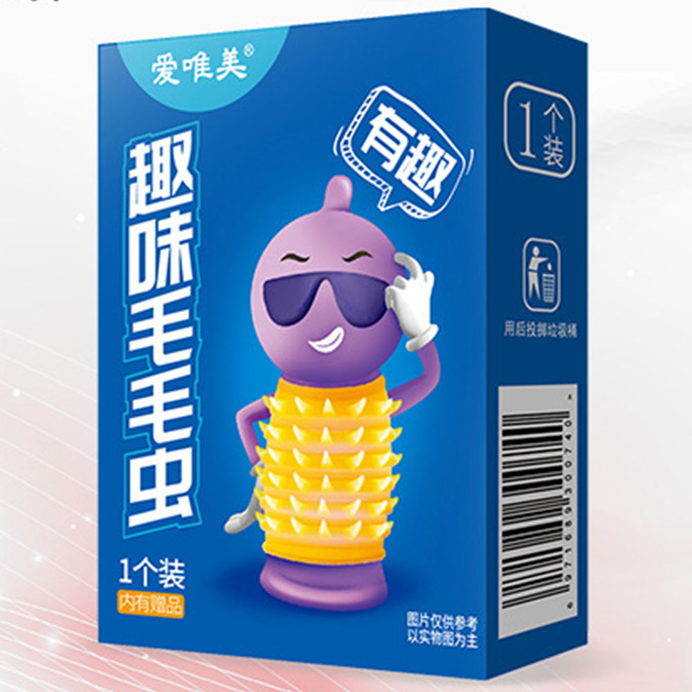 Reusable Condoms For Men Caterpillar Shape Condoms With Spikes Mustache Tendrils Penis Sleeve Super Exciting For Men Sex Toy