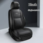 Ergonomic PU Leather Car Seat Cushion with Lumbar & leg Support Ventilated Design Storage Pockets Universal Fit for Most Cars