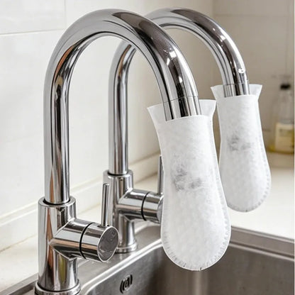 50-500pcs Universal Faucet Filter Non-woven Fabric Faucet Filter Bags Tap Water Filter Bag Water Rust Removal Protects Faucets