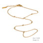Yhpup Trendy Stainless Steel Zircon Beads Back of Hand Chain Finger Bracelet Fashion Chic Sexy Jewelry Waterproof Wholesale Gift
