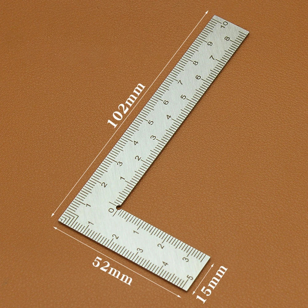 Mini Framing Ruler L Square Stainless Steel Right Angle Ruler Precision Measuring Layout Tool For Building Framing Gauges