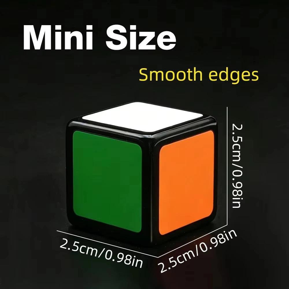 1x1 Mini Magic Cube Puzzle 2.5cm Funny Cube Puzzle Educational Toys Magic Cube Speed Cubo  Adult Toys Kids Gifts