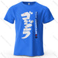 Japan Printed Men's T-Shirt 100% Cotton Oversized Harajuku Style Graphic Tees for Women Tops Tees Casual Streetwear