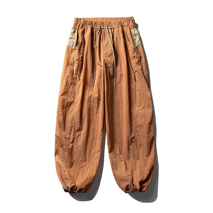 Outdoor Sports Casual Track Pants Men Women Lightweight Hiking Breathable Waterproof Quick Dry Loose Techwear Cargo Pant Trouser