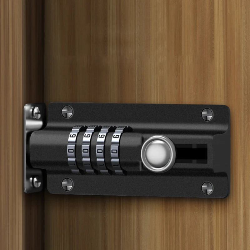 Deadbolt Lock Metal Doors Combination Key Outdoor Gate Portable Locks Household Wardrobe