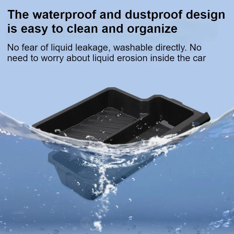 For Leapmotor C10 2024-2026 Center Console Lower Storage Box Armrest Storage Tray Organizer Auto Case Car Interior Accessories