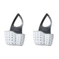 1-4PCS Household Adjustable Button Type Sink Drain Hanging Bag Kitchen Storage Shelf Faucet Sponge Twolayer Drain Hanging Basket