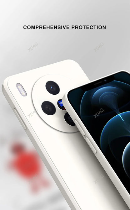 Soft Silicone Classic Case for VIVO X300 5G X300 Pro 5G Original Square Liquid Camera Protection High Qualtiy X300Pro Back Cover