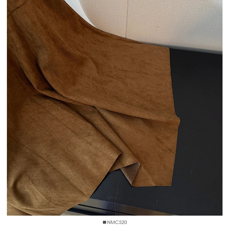 French Fashion Y2K Vintage Harajuku Suede Skirts Women Slim Fit Irregular High Waist A-Line Skirts Casual Elegant Pleated Skirts