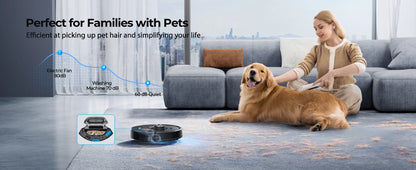 Laresar Mars01 Robot Vacuum Cleaner Mop LDS Lidar Navigation 5000Pa Smart Planned Mapping Home Floor Wash Carpet Pet Hair Clean