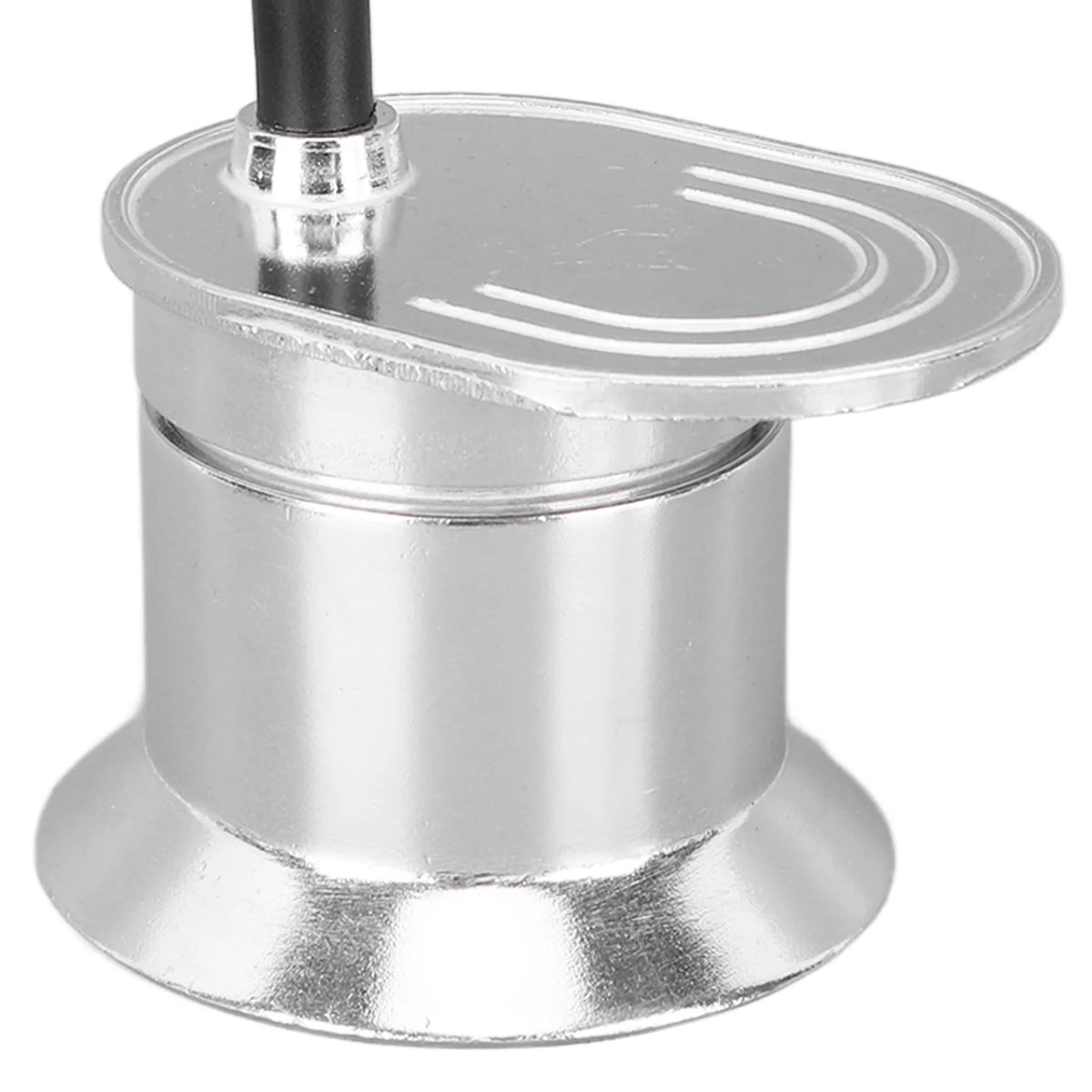 50ML Single Tube Moka Pot Cup Aluminum Alloy Spout Stovetop Italian Coffee Maker for Outdoor Parties Travel Kitchen Accessories