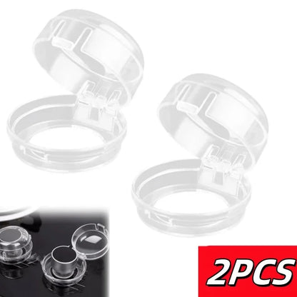 2/4/8Pcs Stove Knob Covers Child Safety Plastic Kitchen Safety Guards Universal Gas Oven Lock Protectors Home Cookware Security