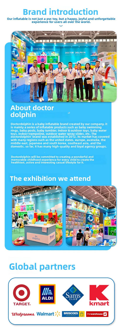Doctor Dolphin Animal Inflatalbe Bounce House Jumping Castle With Slide Ball Pool Bouncy Castle For Kids Birthday Gift Toys