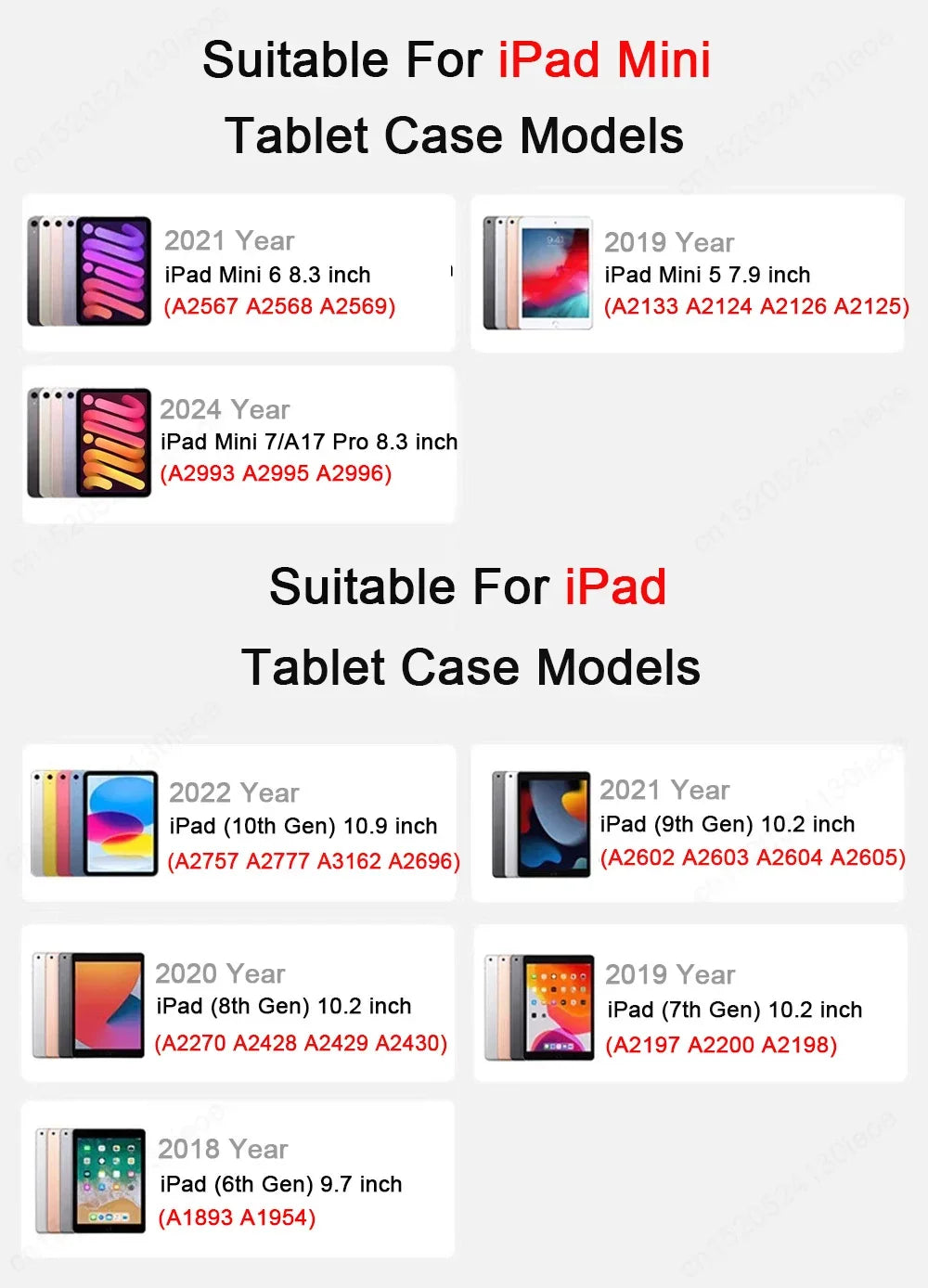 For iPad Air 5th 6th 12th 11th iPad Pro 11 12.9 13 Air 11 M4 10th Gen 10.9 10.2 9th 8th 9.7 Mini 7 6 Smart Case with Pen Holder