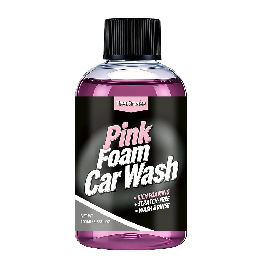 Pink Foaming Extreme Bodywash & Wax Foaming Car Wash Soap, (Works with Foam Cannons/Guns or Bucket Washes) For Cars, Trucks