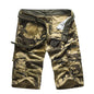 No Belt Camouflage Camo Cargo Shorts Men 2026 New Mens Casual Shorts Male Loose Work Shorts Man Military Short Pants Plus Size