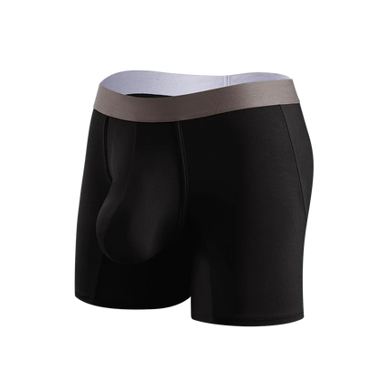 Large bag flat corner pants, long men's underwear sports shorts