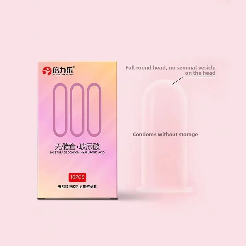 Non-Reservoir Condoms 000 Ultra Thin Hyaluronic Acid Lubricated Safety Condoms Adult Family Planning Products 18+