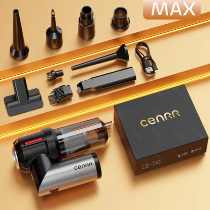 CENRR 998000PA Car Vacuum Cleaner Strong Suction Powerful Handheld Wireless Vacuum Cleaner Mini Blower for Home Appliance