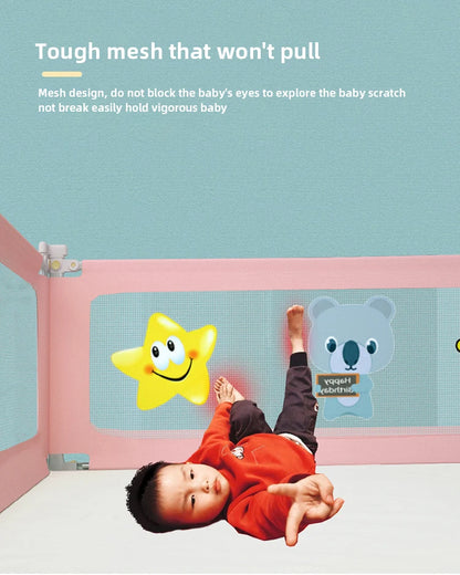 IMBABY Bed Guardrail Liftable Crib Protectors Adjustable Handrail Bed Safety Children Washable Baby Safety Bed Barrier Bumper