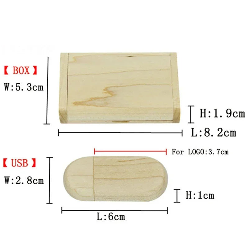 JASTER High Quality Wooden Logo Engrave Wood USB Flash Drive 4GB 8GB 16GB 32GB 64GB Wedding Gift Flash Memory Card Pen Drive