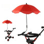 Universal Sun Umbrella for Baby Stroller UV Protection Pram Umbrella 360° Adjustable Rainproof and Windproof Sunshade Parasol