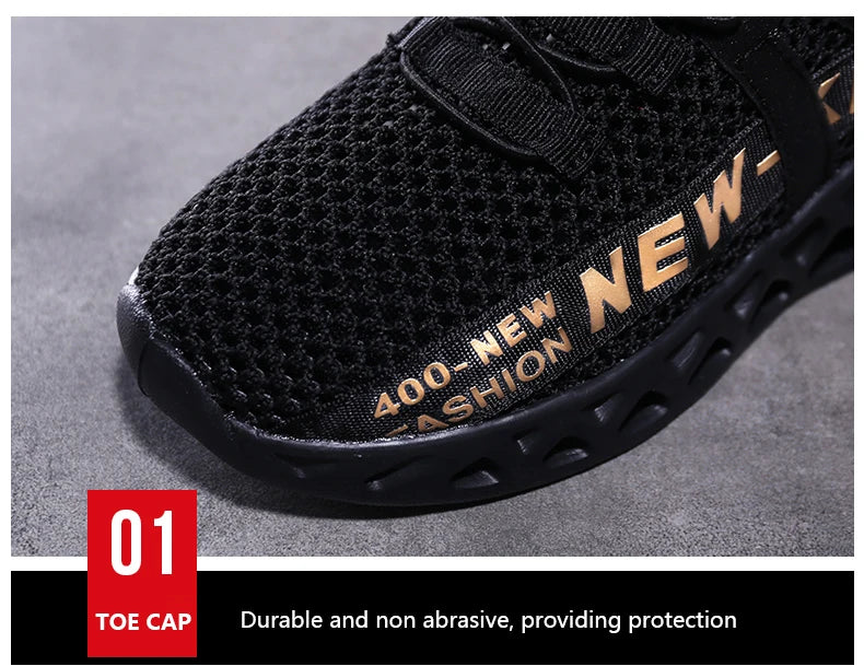 Single Net Children's Running Sneakers Breathable Lightweight Soft Non-slip Leisure Comfortable Walking Boys Girls Casual Shoes