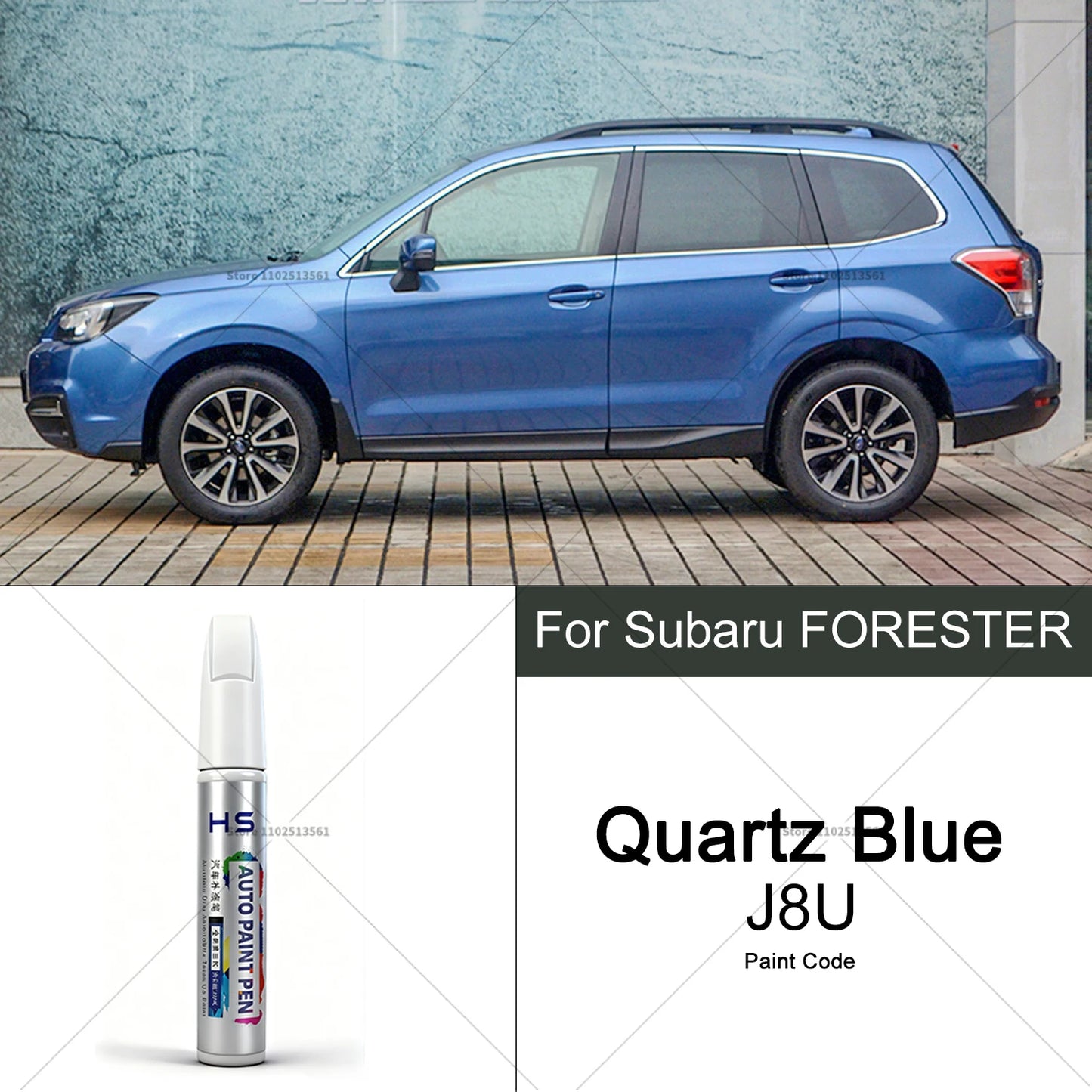 For Subaru Forester Car Paint Repair Pen Touch Up Scratch Remover DIY Auto Accessories Black White Blue Red Silver Bronze Green