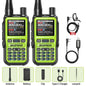 BAOFENG UV-5R Mini Walkie Talkie Multi Band Bluetooth Programming Wireless Copy Frequency 999CH Type-C Long Range Two Way Radio