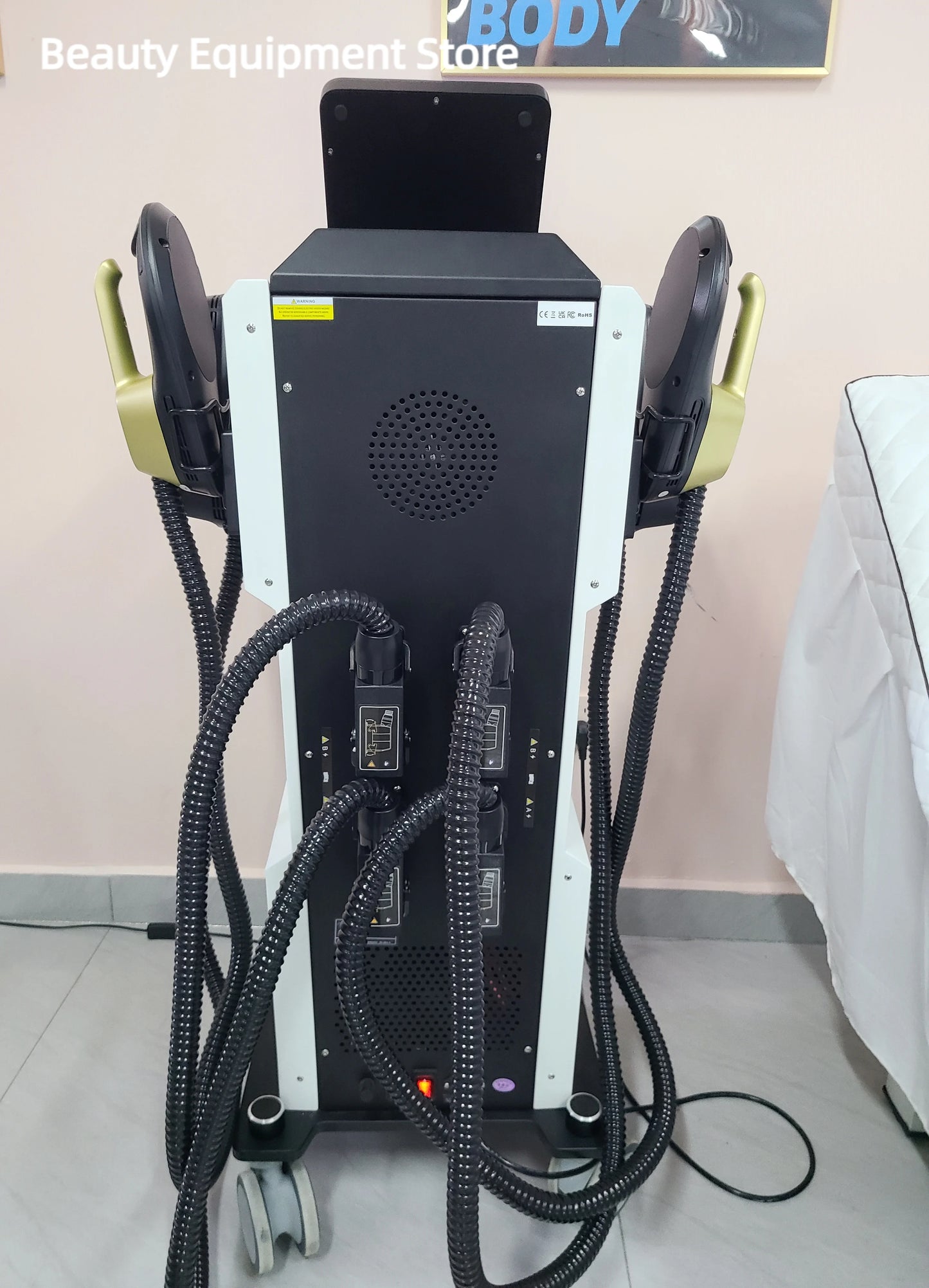 EMS Body Sculpt Machine RF Sculpting Weight Loss Burning Fat Slimming Muscle Equipment Stimulation 6500W HI-EMT MYOslim