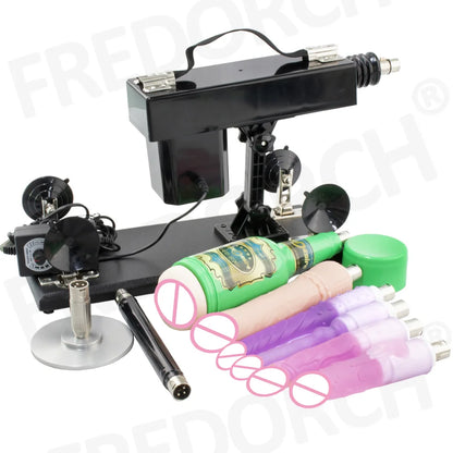 FREDORCH Upgraded Sex Machine for Women with Dildos Automatic Masturbation Machine Pump Gun Love Machine Couple Sex Toys