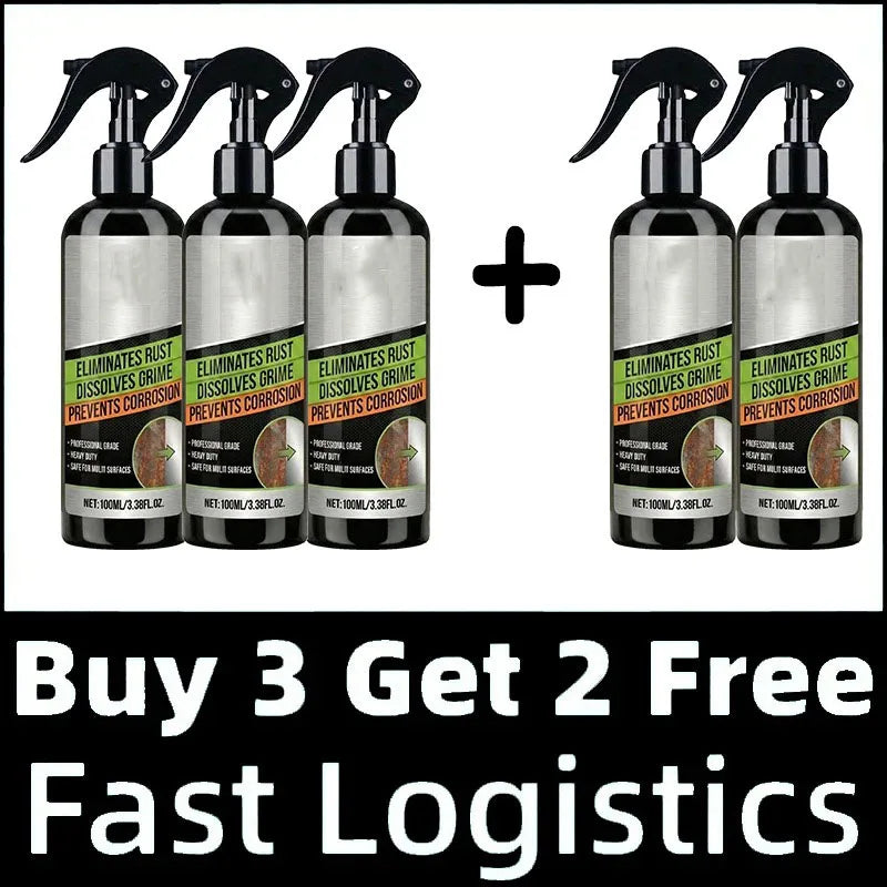 Multifunctional car rust remover used for removing rust providing surface protection on car brake pads iron metal surface 1/3PCS