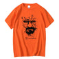 Men Fashion Casual Top Quality Cotton Blend Breaking Bad T Shirts Men Heisenberg Camisetas Hombre Men Cool Tee Shirt Tops