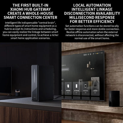 New Xiaomi Router BE6500 Pro WiFi 7 2.4/5GHz Mesh Dual Band Qualcomm 4-Core Processor Chinese Version,With adapter