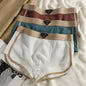 3PCS/Pack Fashion Ice Silk Knitted Plaid Boxers Breathable Comfort Mesh Crotch Underpants Super Soft High Elastic Men's Panties