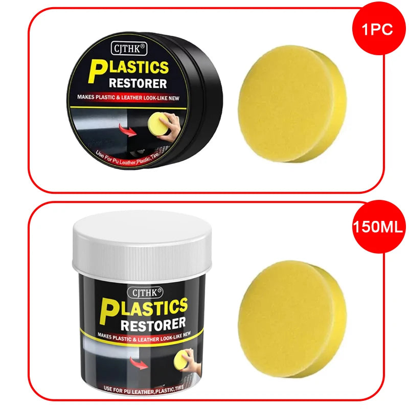 Car Plastic Restorer Back To Black Gloss Auto Interior Leather & Panel Renewal Wax Coating Agent Auto Polish And Repair Coating