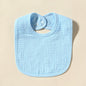 Cotton Gauze Baby Bibs Autumn New Solid Color Infant Bib Newborn Burp Cloths for Kids Boy Girl Spring Soft Feeding Saliva Towel