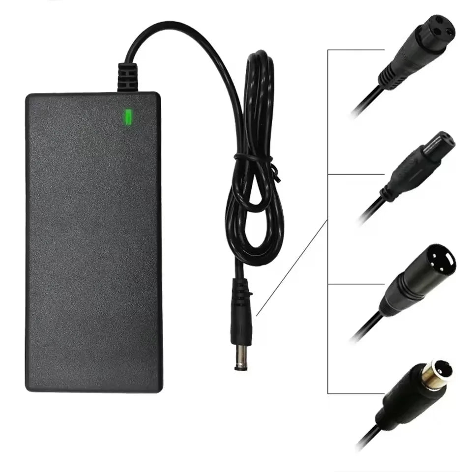 42V 54.6V 2A Battery Power Adapters For Lithium Battery Pack AC100-240V 36V 48V 2A Lithium Battery Charger 5 Plugs EU / US Plug