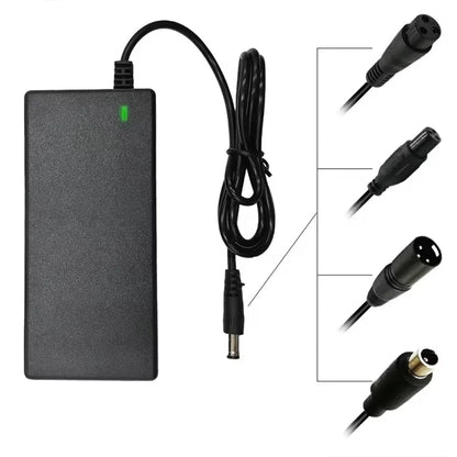 42V 54.6V 2A Battery Power Adapters For Lithium Battery Pack AC100-240V 36V 48V 2A Lithium Battery Charger 5 Plugs EU / US Plug