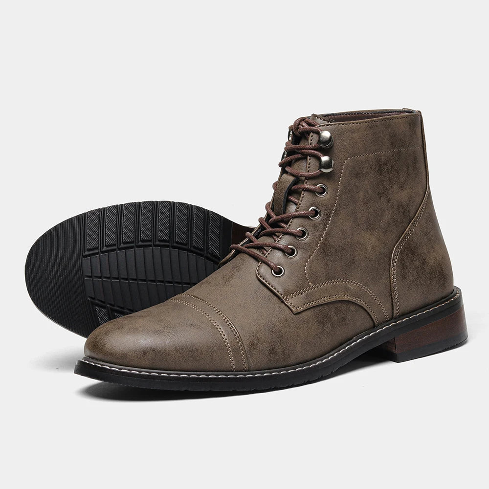 Men's Classical Leather Ankle Boots Comfortable Spring Fashion Men boots