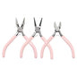 4 Pack Jewelry Pliers Jewelry Making Pliers Tools Kit with Needle Nose Pliers/Chain Nose Pliers, Round Nose Pliers