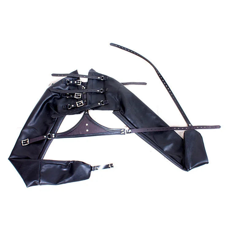 Female Leather Revealing Restraint Clothing Punk Style Couple Sex Bdsm