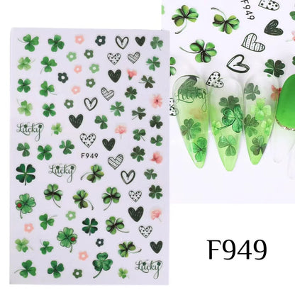 Black and White Love Flowers Line Art 3D Stickers Nail Decals Nail Art Accessories Butterfly Rose Nail Stickers Nail Sliders