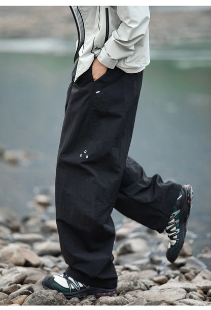 TFETTERS 2026 Spring New Arrival Outdoor Cargo Pants Man Water Repellent Windproof Oversized Curved Blade Techwear Trousers Men