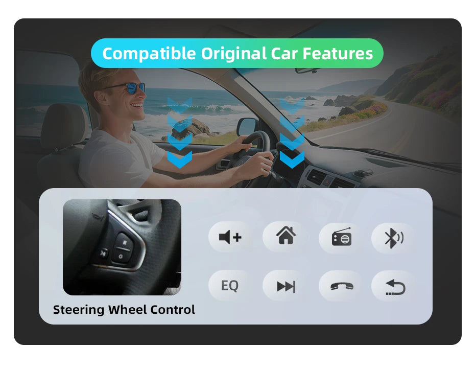 Junsun Wireless CarPlay Android Auto Car Radio for Renault Clio 4 2012- 2017 2 DIN Multimedia Stereo with Built-in Cooling Fan GPS Navigation SWC Bluetooth FM RDS DSP IPS Screen Car Intelligent Systems 4G WiFi 8 Core