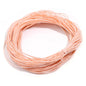 Apx 25 Yards 1mm Fabric Crafting Cords DIY Bracelets Braided Elastic Cord Beading Threads Stretch String for Jewelry Making