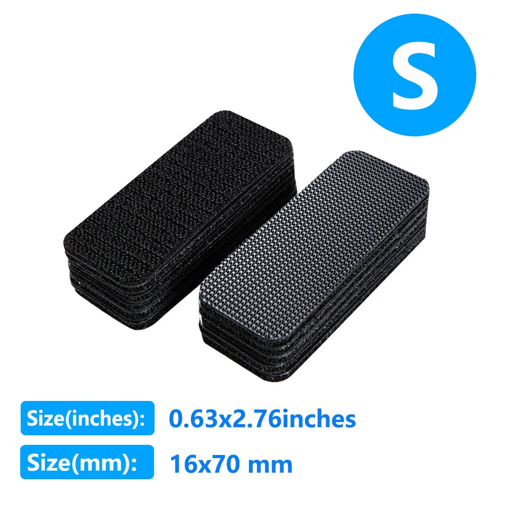 1-90 Self Adhesive Fastener Tape Extra Strong Carpet Fixing Sticker Double-Sided Hook-and-Loop Fastener Auto Adhesive Tape Fixed