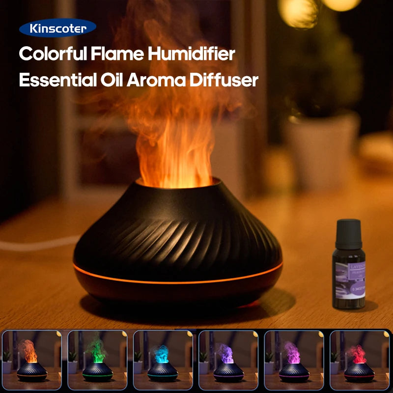 Volcano Aromatherapy Diffuser Portable Desktop Essential Oil Aroma Diffuser Home Air Humidifier Purifier/Essential Oil Set