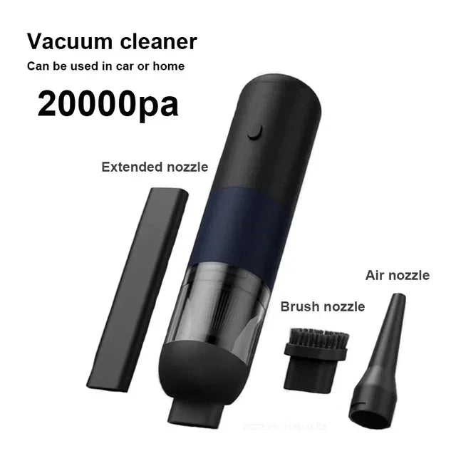 New Car Vacuum Cleaner Portable Mini Handheld Vacuum Cleaner Smart Home Car Dual-purpose Mi Wireless 20000PA Dust Catcher