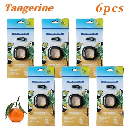 Long-Lasting Car Air Freshener Vent Clip Essential Oil Scented Odor Eliminator 0.14oz Alcohol-Free Fragrance for Fresh Car Smell